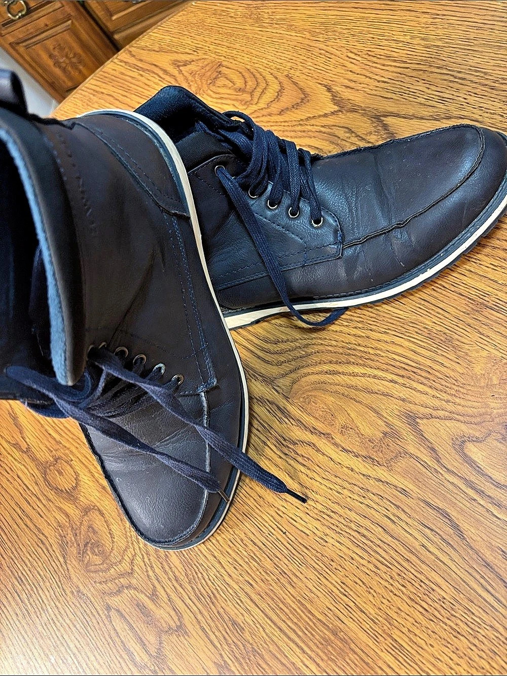 Hawkins Black High Top Sneakers